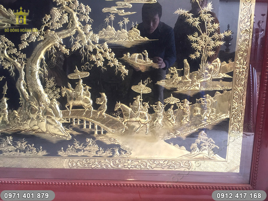 tranh vinh quy b&aacute;i tổ